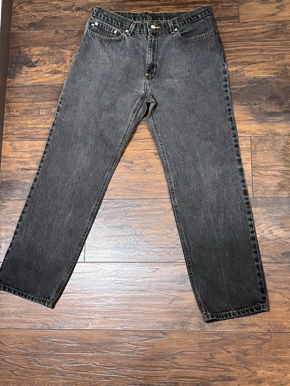 Polo jeans Company Men's Washed Black Relaxed Jeans